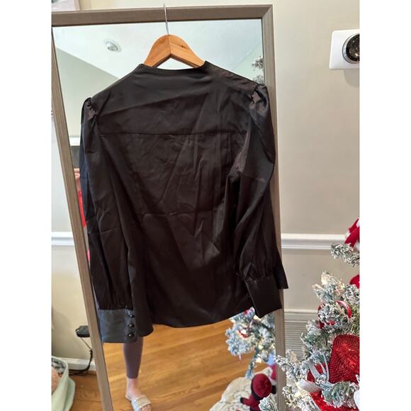 Scarlet Darkness Black Vintage Blouse Large - Picture 4 of 4